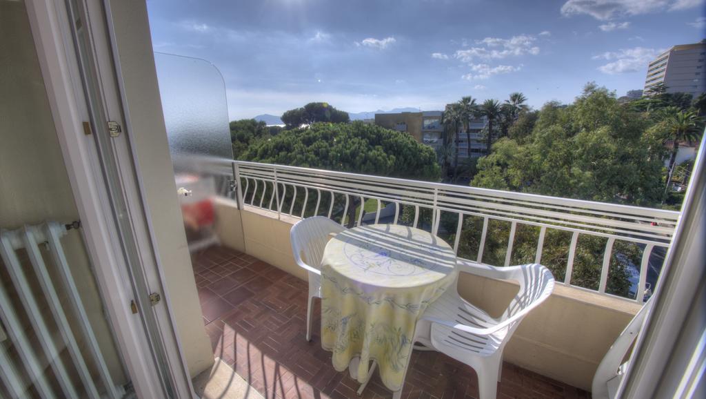 Studio 3 Etoiles Vue Mer 150M Plages Parking Clim Wifi Cannes Værelse billede